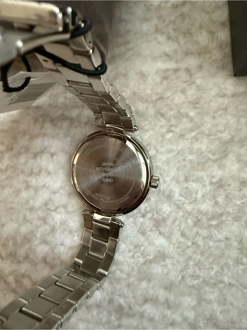 Bulova Women's Classic Stainless Steel Diamond Accent Bracelet Watch - 96P151